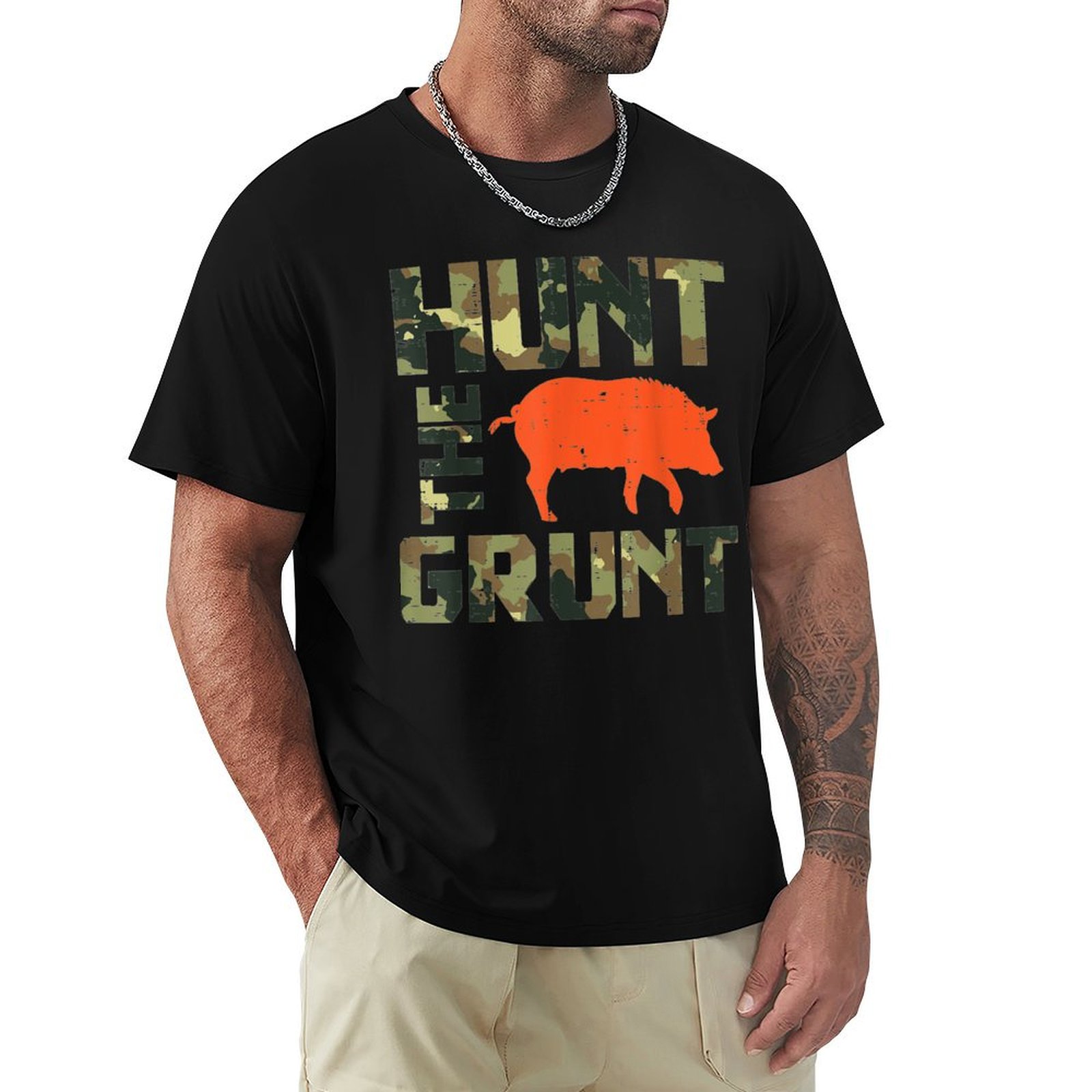 Wildman Hunting & Outdoor - Camo Hunt The Grunt Hog Vintage