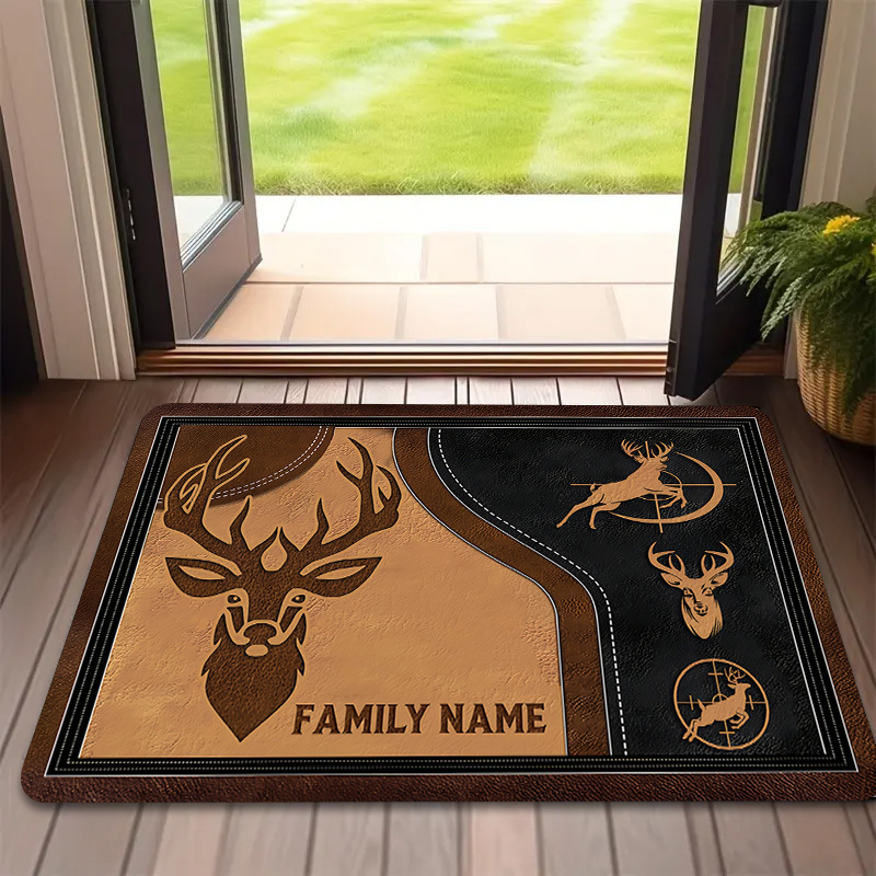 VIKAMA  Elk Skull Totem Huntin - Hunting Outdoor Rug recensione e prezzo