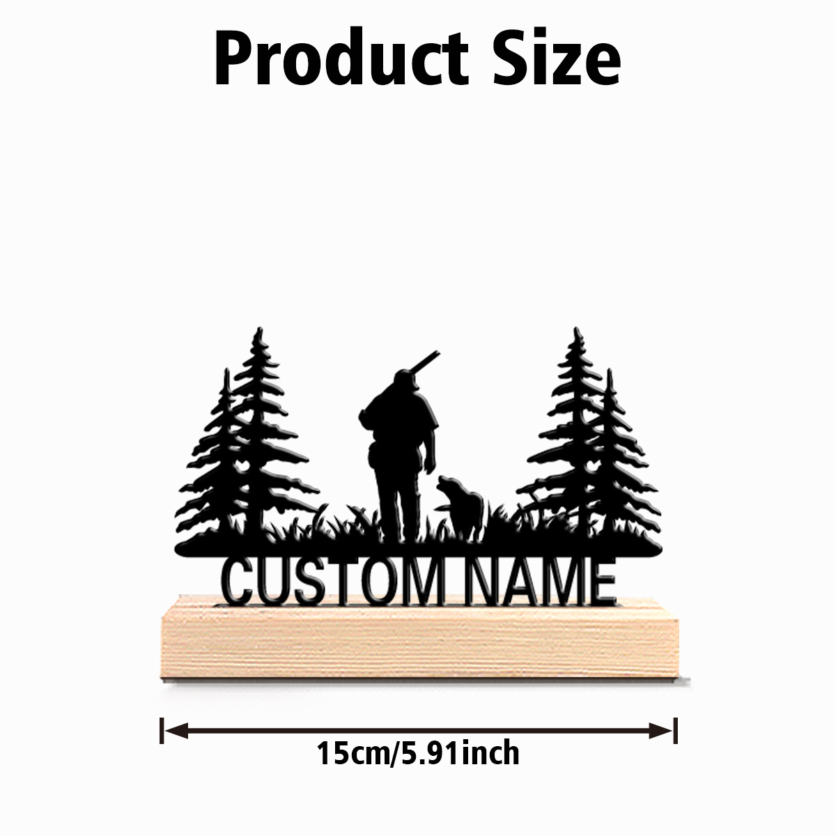 1pc Fashion ersonalized Custom - Hunting Outdoor Christmas Decorations recensione e prezzo