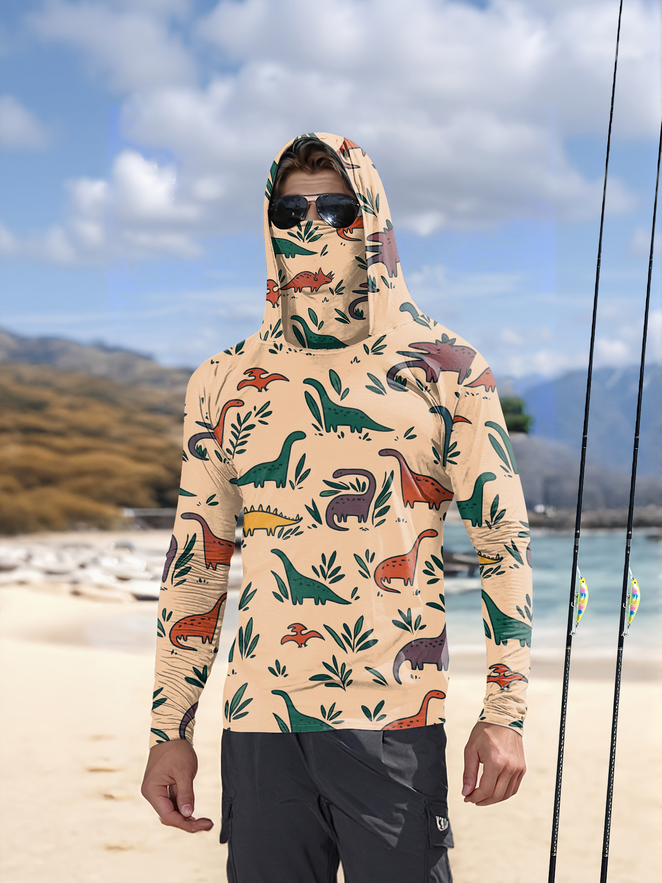 Fishing hooded sweatshirt for  - Hunting Fishing Outdoor recensione e prezzo