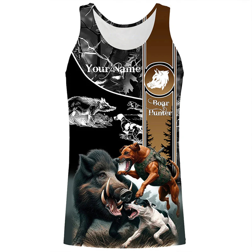 Custom Name Boar Hunter Tank T - Wildman Hunting & Outdoor recensione e prezzo