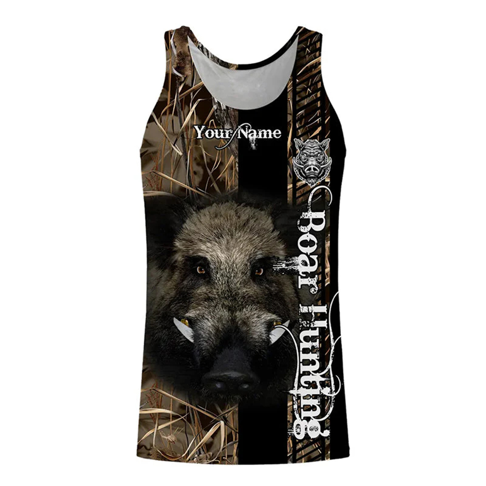 Custom Name Boar Hunter Tank T - Wildman Hunting & Outdoor recensione e prezzo