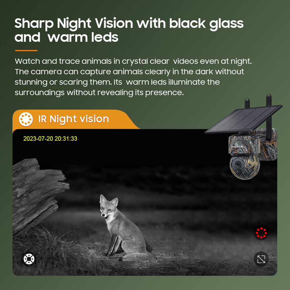 INQMEGA 5MP 4G / WIFI Solar Wi - Hunting Outdoor Camera recensione e prezzo