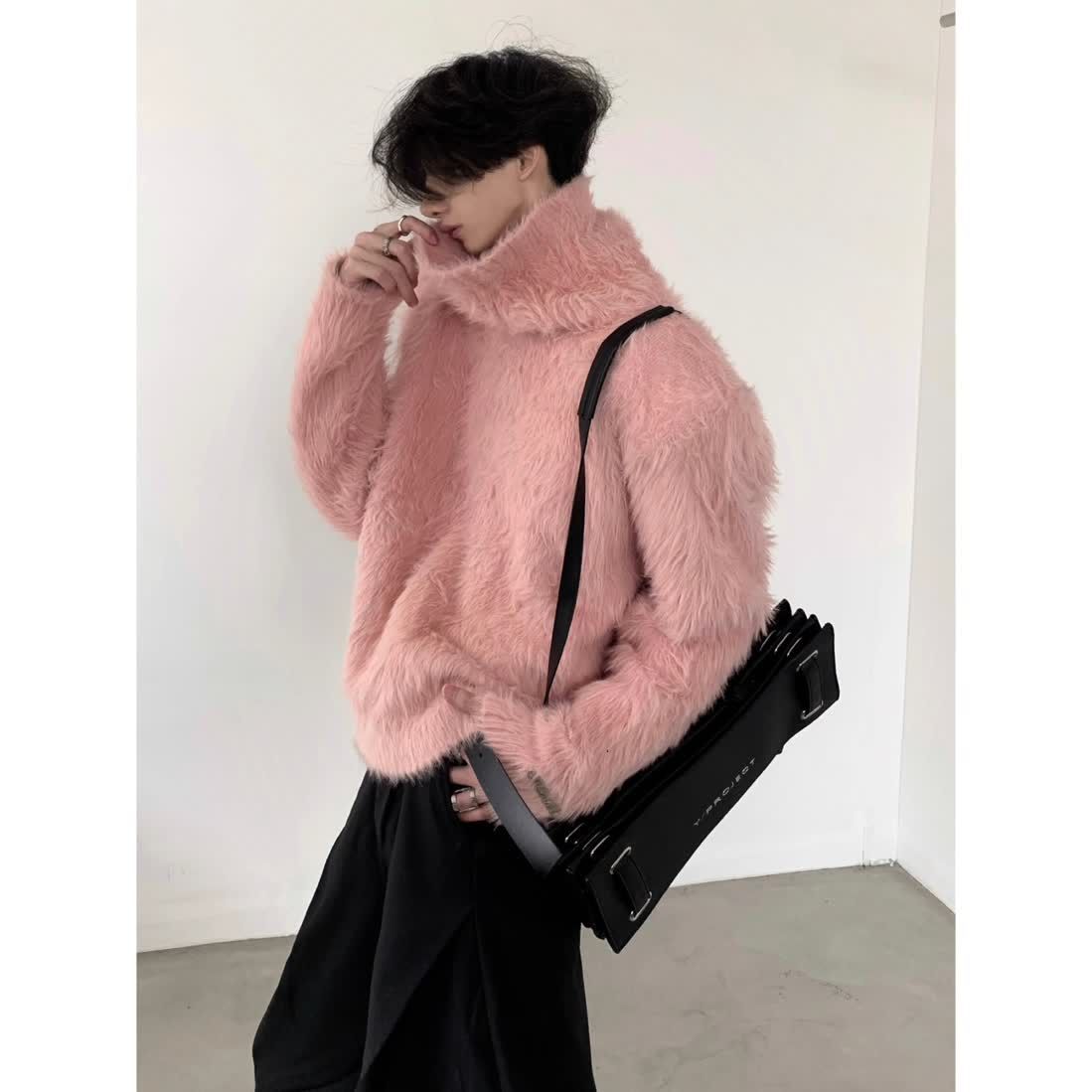 Fur Collar Pullovers Pink Mens - Wildman Hunting & Outdoor recensione e prezzo