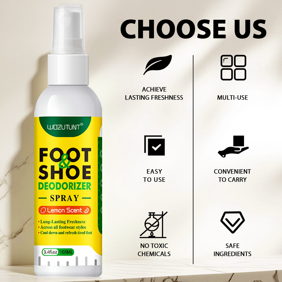100ml Foot Shoes Deodorizer Sp - Scent Eliminator Spray recensione e prezzo