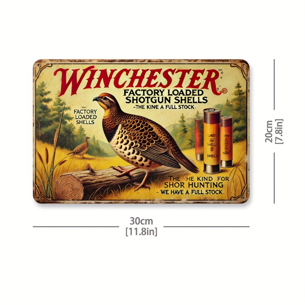 Tin Sign - Vintage Durable Met - Hunting Quail recensione e prezzo