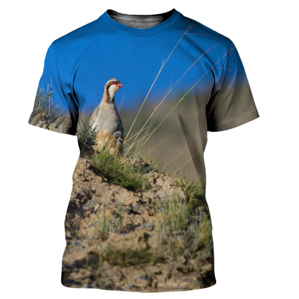 Animals Quail 3D Print T-shirt - Hunting Quail recensione e prezzo