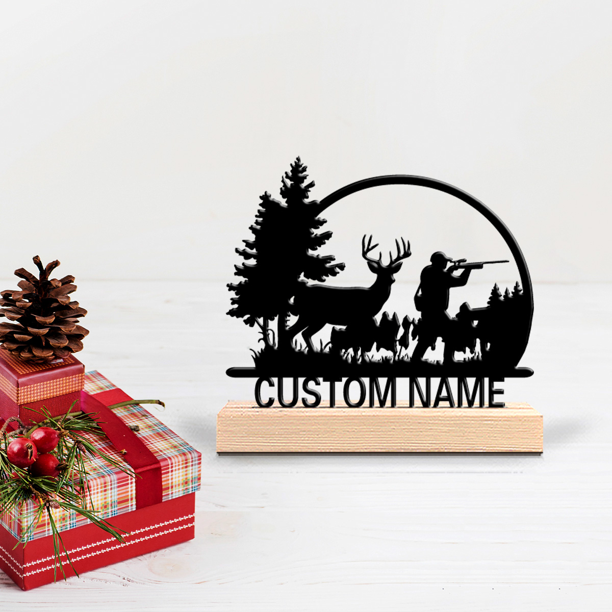1pc Fashion ersonalized Custom - Hunting Outdoor Christmas Decorations recensione e prezzo