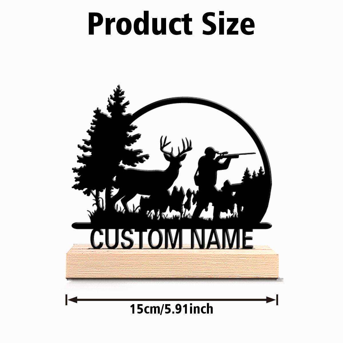 1pc Fashion ersonalized Custom - Hunting Outdoor Christmas Decorations recensione e prezzo
