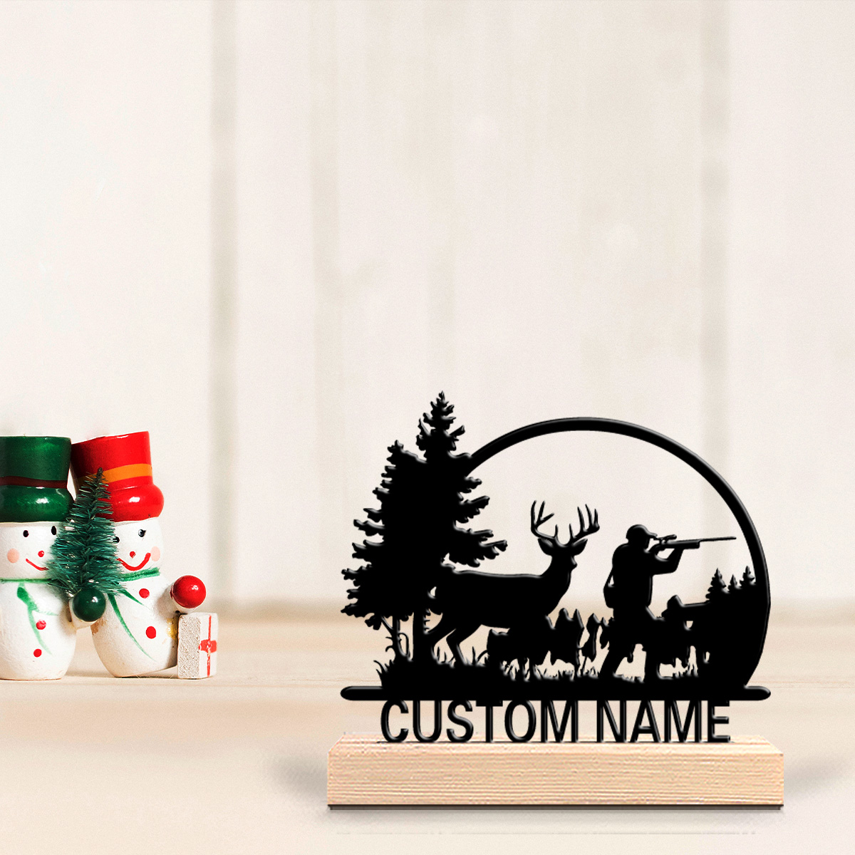 1pc Fashion ersonalized Custom - Hunting Outdoor Christmas Decorations recensione e prezzo