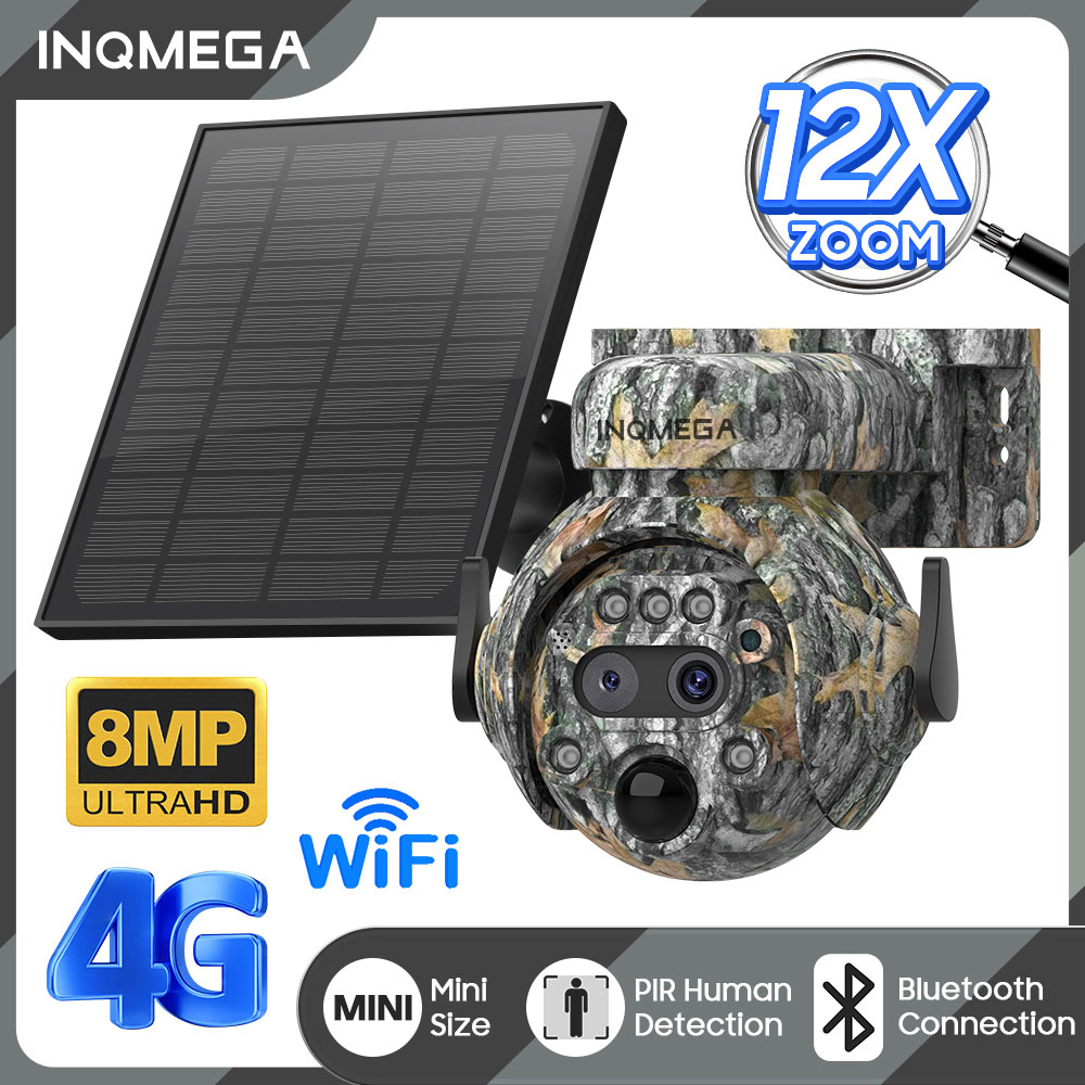INQMEGA 8MP Solar Powered Came - Hunting Outdoor Camera recensione e prezzo