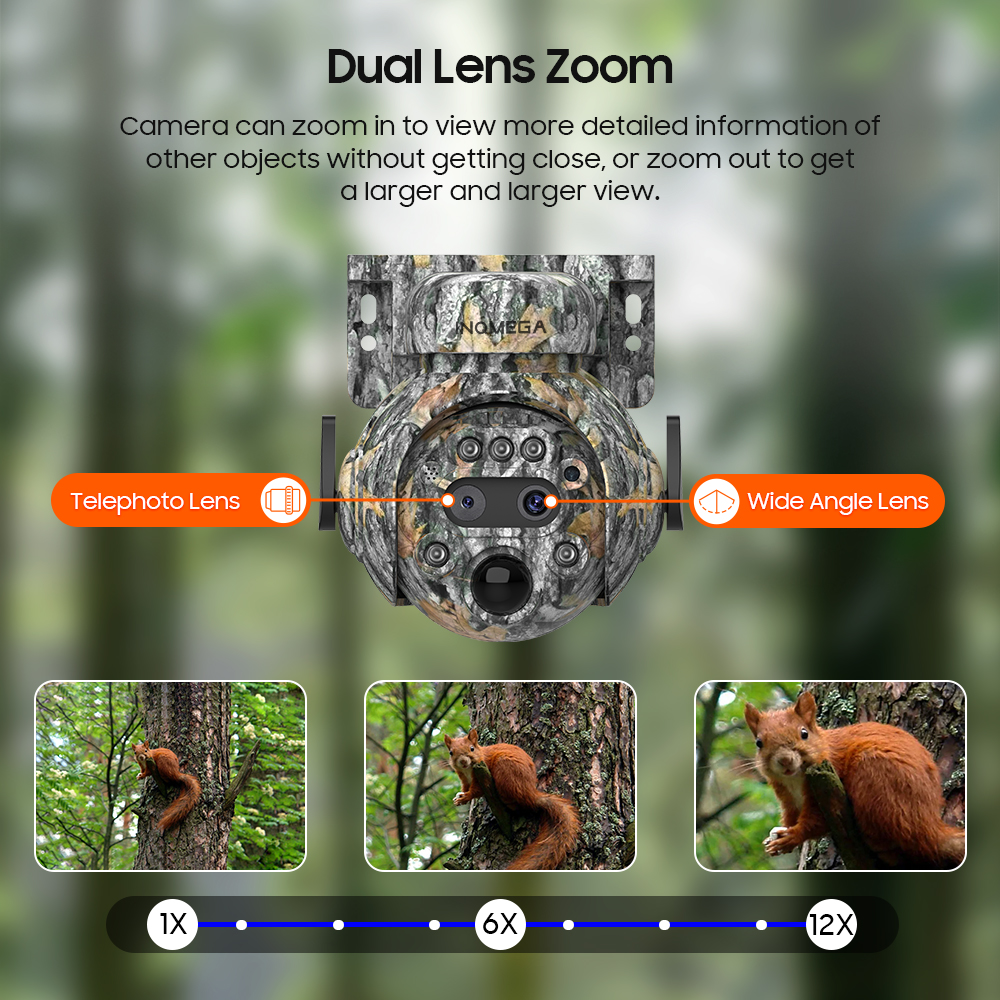 INQMEGA 8MP Solar Powered Came - Hunting Outdoor Camera recensione e prezzo