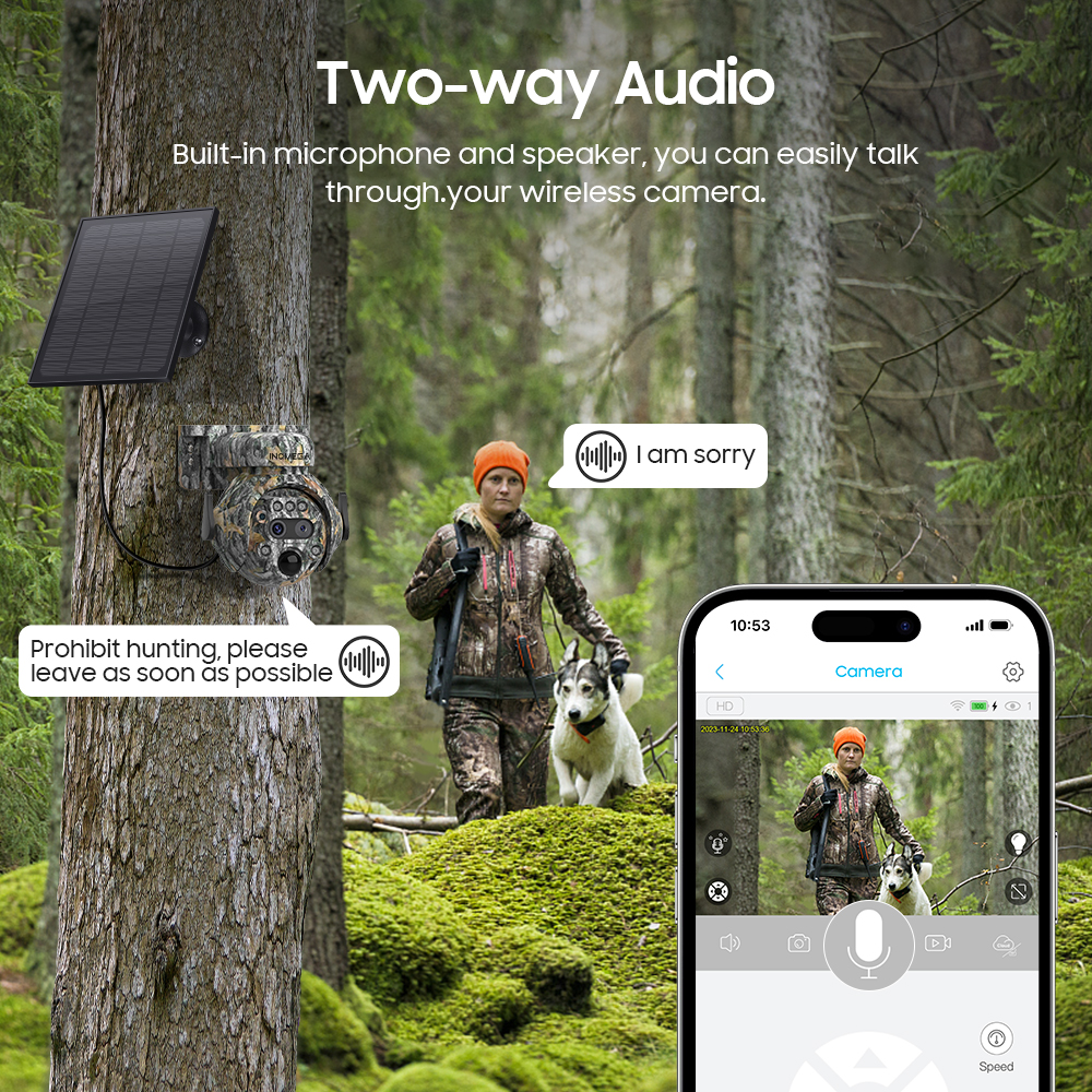 INQMEGA 8MP Solar Powered Came - Hunting Outdoor Camera recensione e prezzo