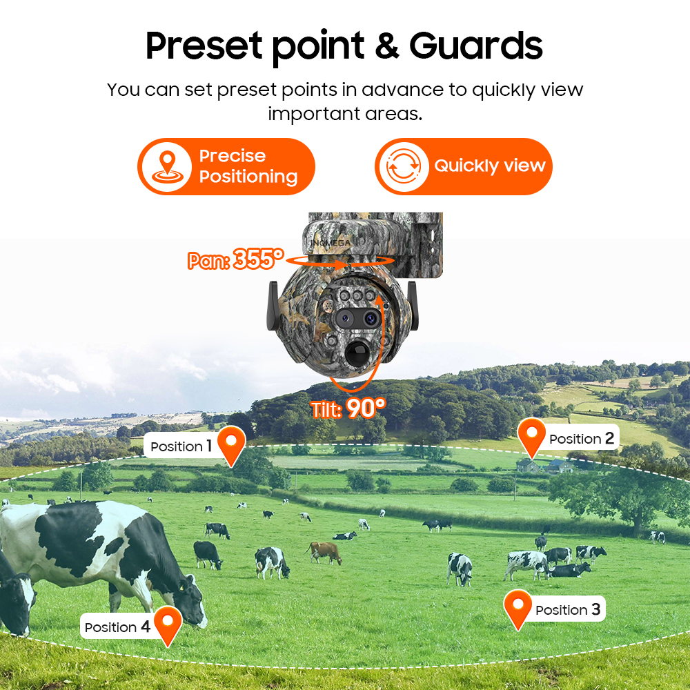 INQMEGA 8MP Solar Powered Came - Hunting Outdoor Camera recensione e prezzo
