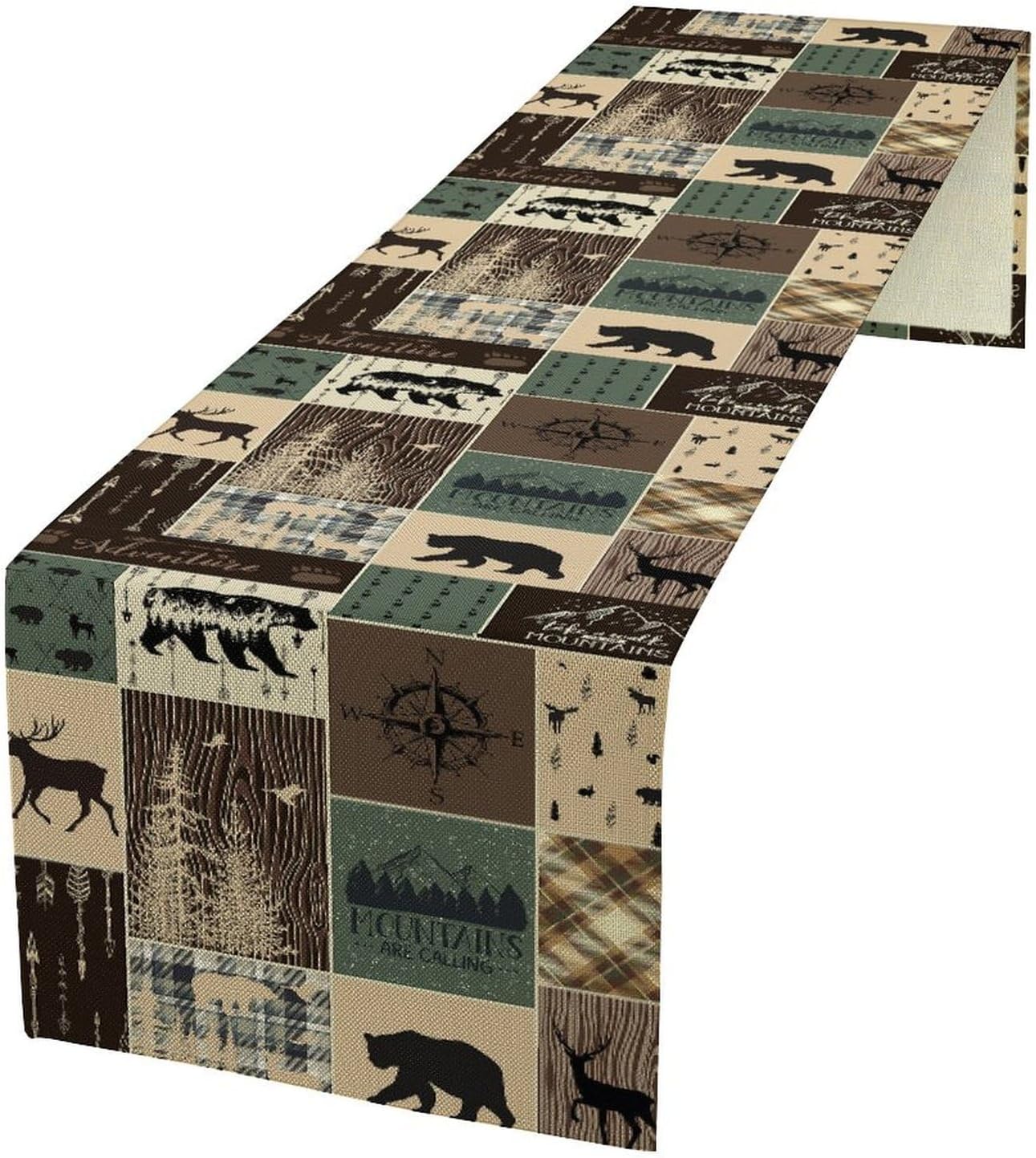 Rustic Farmhouse Deer Bear Tab - Outdoor Hunting News recensione e prezzo
