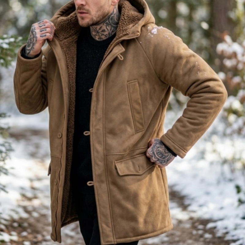 Men’s Hooded Fleece Jacket New - Outdoor Hunting News recensione e prezzo