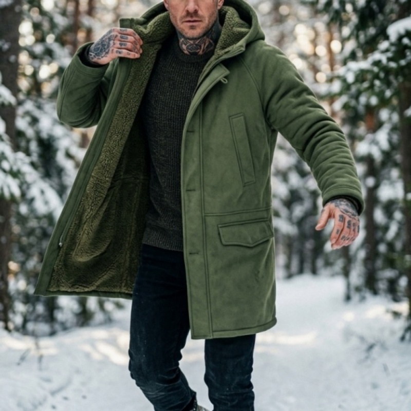 Men’s Hooded Fleece Jacket New - Outdoor Hunting News recensione e prezzo