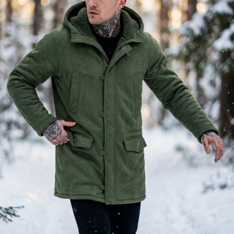 Men’s Hooded Fleece Jacket New - Outdoor Hunting News recensione e prezzo