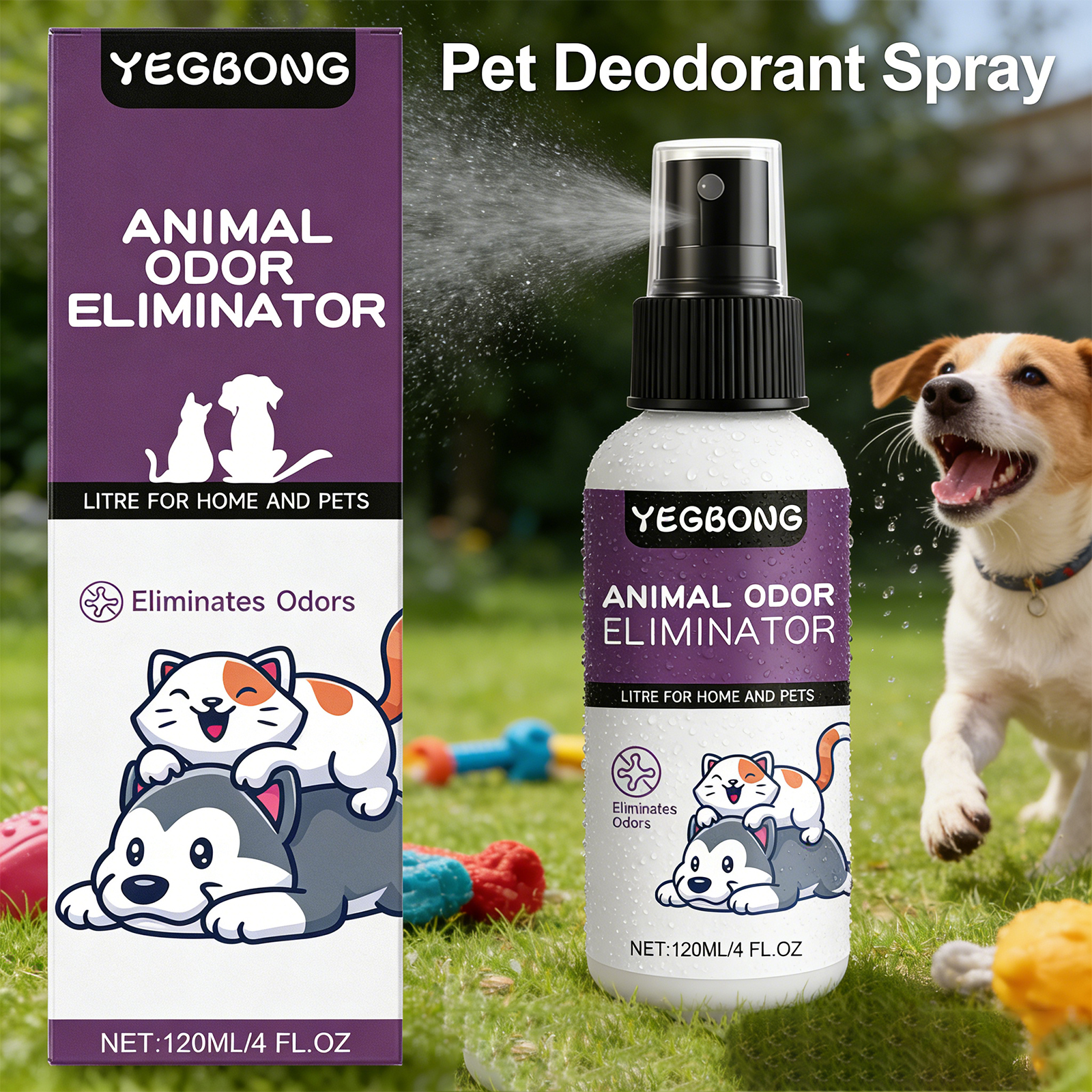 Pet Deodorant Spray Cat Litter - Scent Eliminator Spray recensione e prezzo