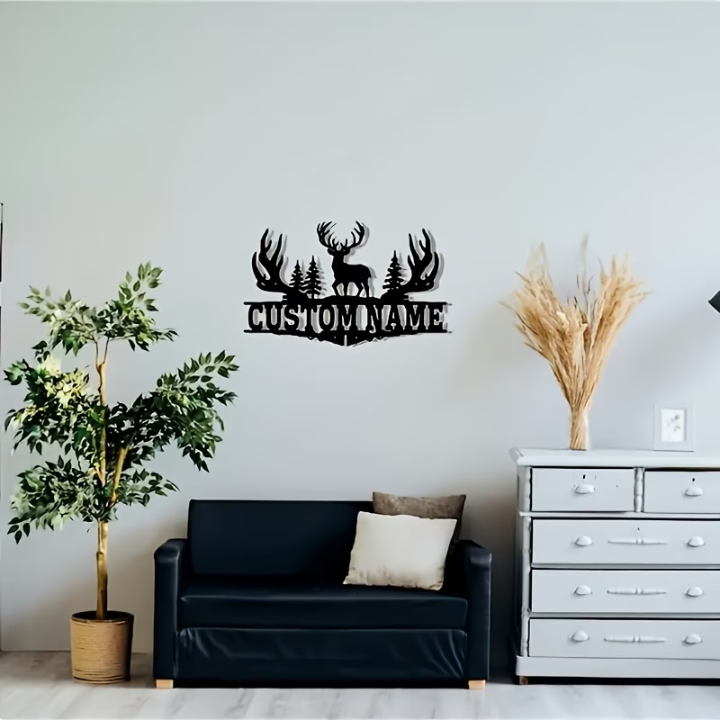 Customizable Rustic Deer Antle - Hunting Outdoor Christmas Decorations recensione e prezzo