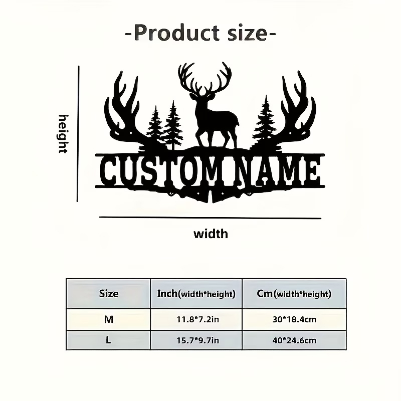 Customizable Rustic Deer Antle - Hunting Outdoor Christmas Decorations recensione e prezzo