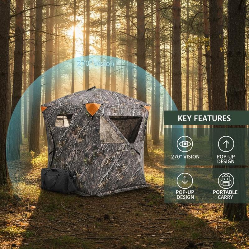 Ground Hunting Tent 60x60x66 I - Outdoor Hunting Bag recensione e prezzo