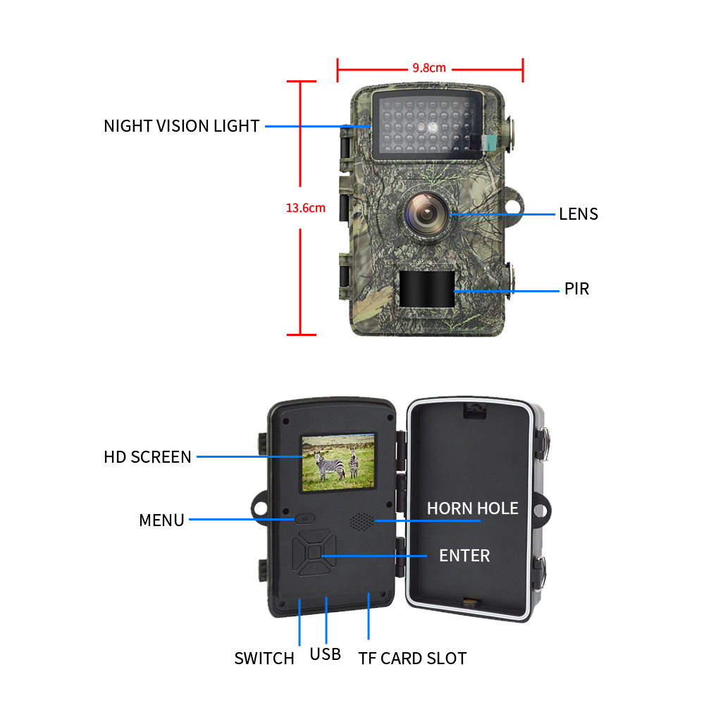 HD Wildlife Trail  Camera PIR  - Hunting Outdoor Camera recensione e prezzo