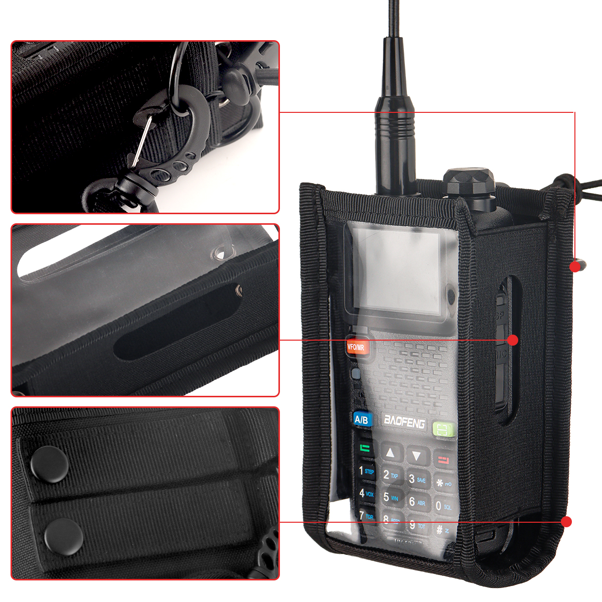 ABBREE Walkie Talkie Carry Bag - Outdoor Hunting Bag recensione e prezzo