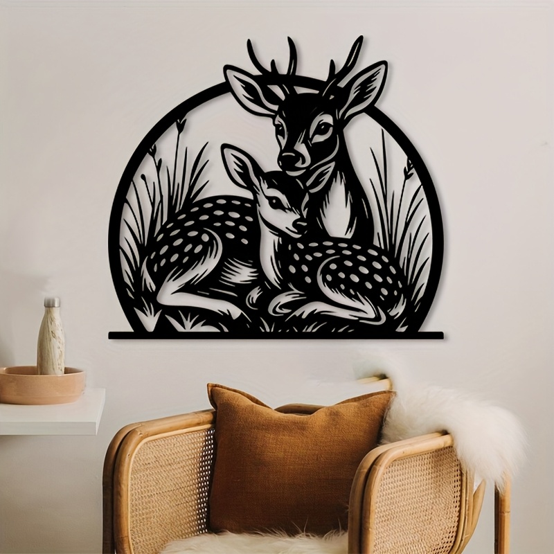 Brand Rustic Iron Deer Wall Ar - Hunting Outdoor Brands recensione e prezzo