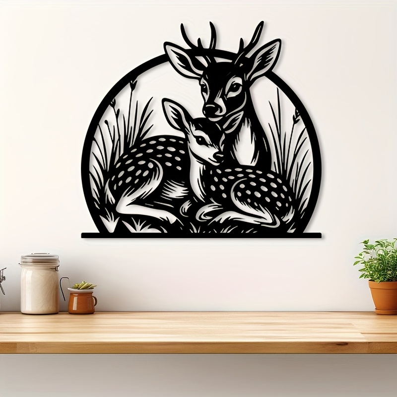 Brand Rustic Iron Deer Wall Ar - Hunting Outdoor Brands recensione e prezzo