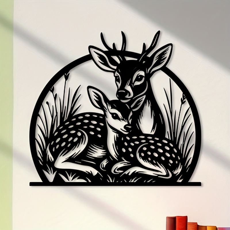Brand Rustic Iron Deer Wall Ar - Hunting Outdoor Brands recensione e prezzo