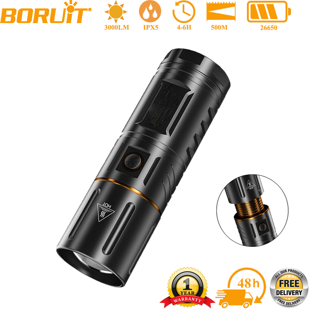 BORUiT Ultra Bright 3000LM LED - Hunting Fishing Outdoor recensione e prezzo