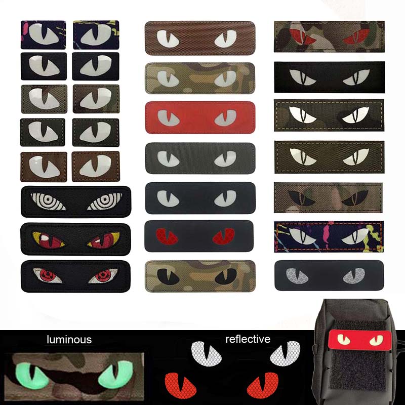 Cat Tiger Eyes,Evil Eye Badge  - Hunting Blind Fabric recensione e prezzo